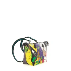 Borsa Donna a Mano con Tracolla GABS G3 PLUS Trip in Pelle stampa Messico Large