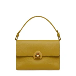 Borsa Donna a Mano con Tracolla COCCINELLE in Pelle linea Binxie Small colore Citronella
