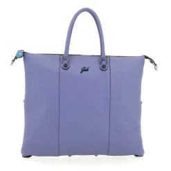 Borsa Donna a Mano con Tracolla GABS G3 PLUS Large in Pelle Martellata Viola Fiordaliso