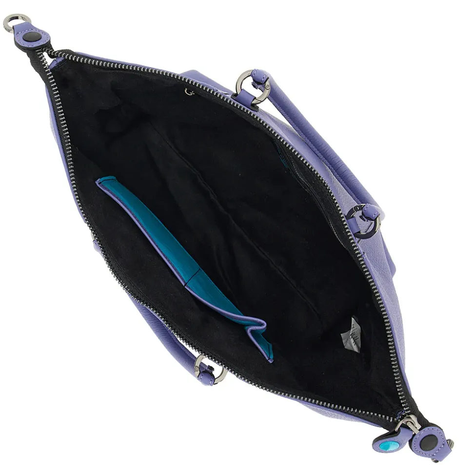 Borsa Donna a Mano con Tracolla GABS G3 PLUS Large in Pelle Martellata Viola Fiordaliso