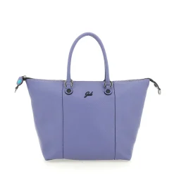 Borsa Donna a Mano con Tracolla GABS G3 PLUS Large in Pelle Martellata Viola Fiordaliso
