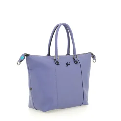 Borsa Donna a Mano con Tracolla GABS G3 PLUS Large in Pelle Martellata Viola Fiordaliso