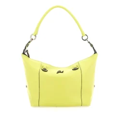Borsa Donna a Mano con Tracolla GABS G3 PLUS Medium in Pelle Martellata Verde Papiro