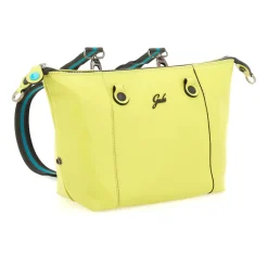 Borsa Donna a Mano con Tracolla GABS G3 PLUS Medium in Pelle Martellata Verde Papiro