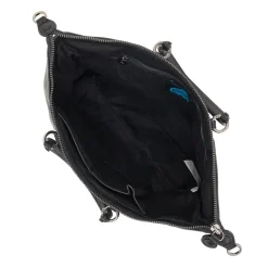 Borsa Donna a Mano con Tracolla GABS G3 PLUS Medium in Pelle Martellata Black