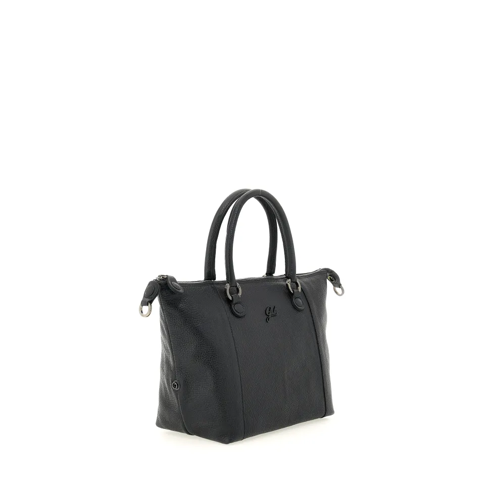 Borsa Donna a Mano con Tracolla GABS G3 PLUS Medium in Pelle Martellata Black