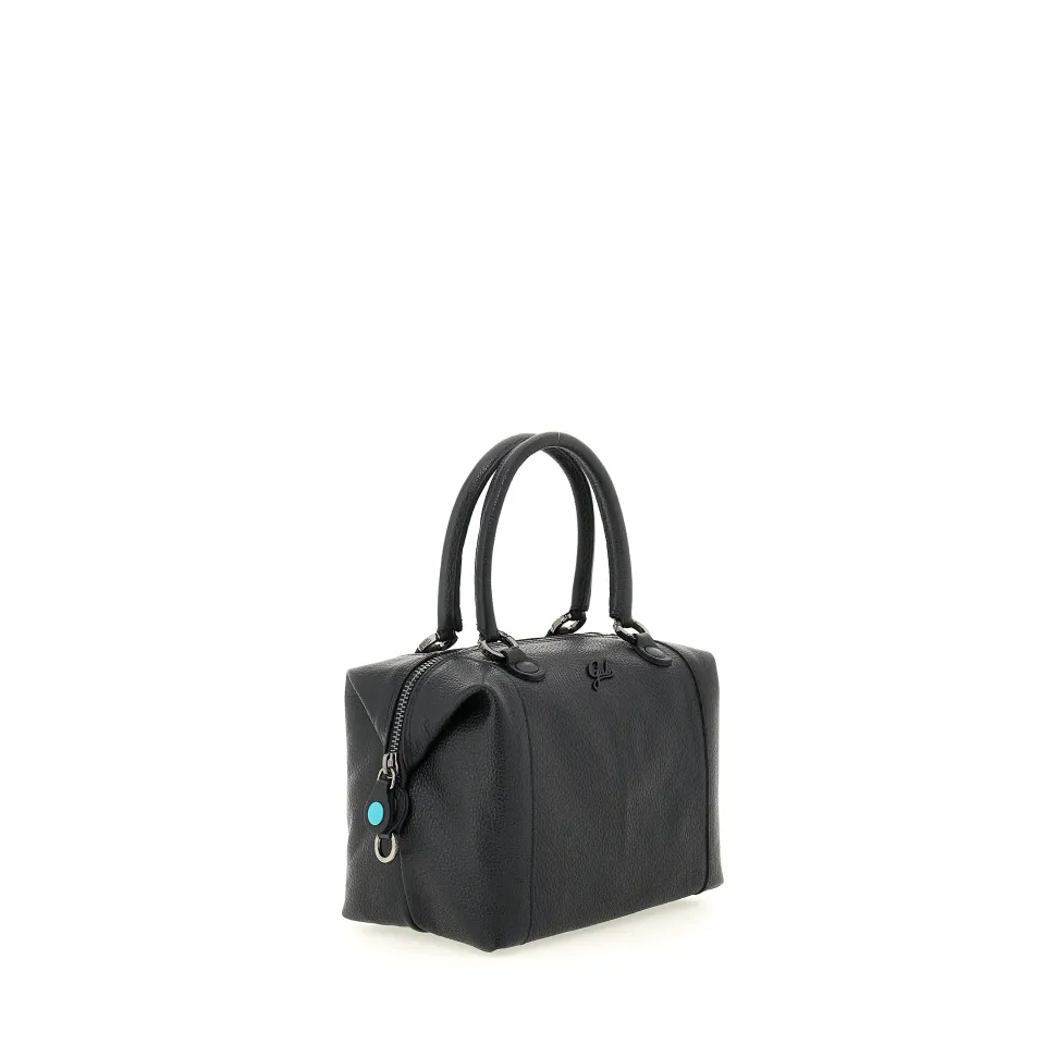 Borsa Donna a Mano con Tracolla GABS G3 PLUS Medium in Pelle Martellata Black