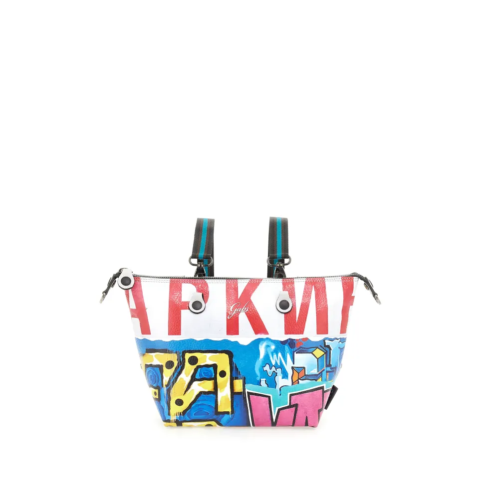 Borsa Donna a Mano con Tracolla GABS G3 PLUS Trip in Pelle stampa Graffiti Large