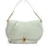 Borsa Donna a Mano con Tracolla COCCINELLE linea Magie Soft Medium in Pelle colore Celadon Green