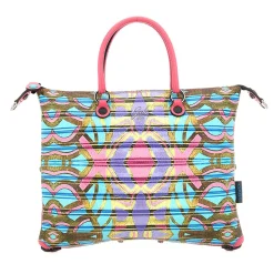 Borsa Donna a Mano con Tracolla GABS G3 PLUS Medium in Pelle stampa Maori