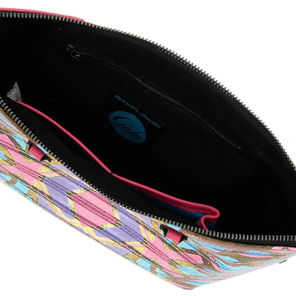 Borsa Donna a Mano con Tracolla GABS G3 PLUS Medium in Pelle stampa Maori