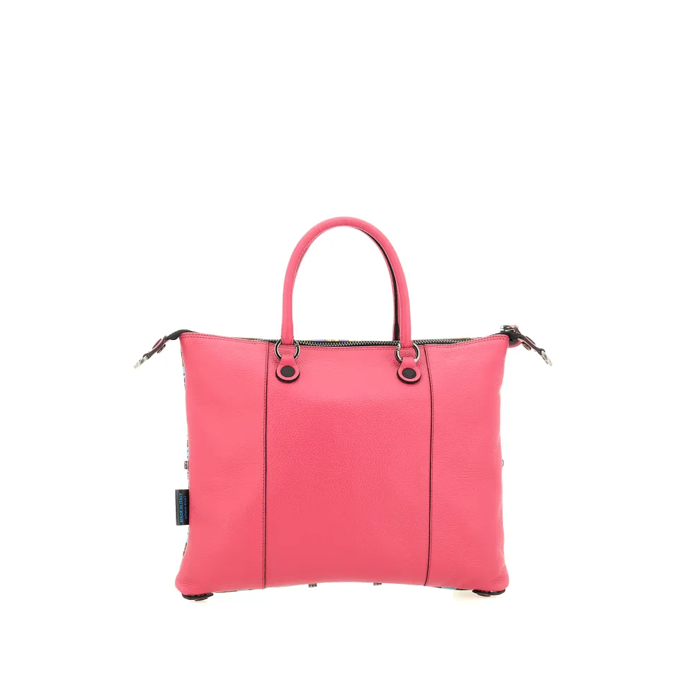 Borsa Donna a Mano con Tracolla GABS G3 PLUS Medium in Pelle stampa Maori