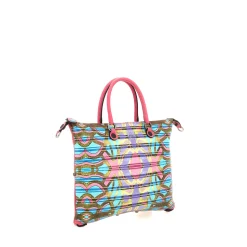 Borsa Donna a Mano con Tracolla GABS G3 PLUS Medium in Pelle stampa Maori