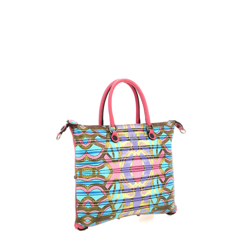 Borsa Donna a Mano con Tracolla GABS G3 PLUS Medium in Pelle stampa Maori