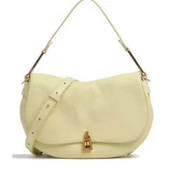 Borsa Donna a Mano con Tracolla COCCINELLE linea Magie Soft Medium in Pelle colore Lime Wash