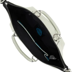 Borsa Donna a Mano con Tracolla GABS G3 PLUS Medium in Pelle Martellata Verde Colonia