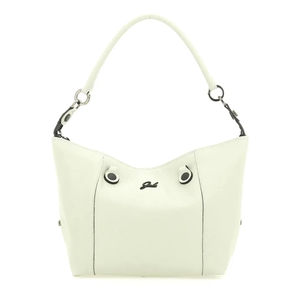 Borsa Donna a Mano con Tracolla GABS G3 PLUS Medium in Pelle Martellata Verde Colonia