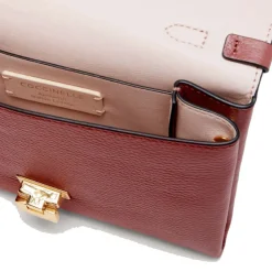 Borsa Donna a Mano con Tracolla COCCINELLE in Pelle Linea Arlettis Mini colore Brandy