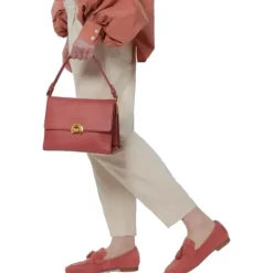 Borsa Donna a Mano con Tracolla COCCINELLE linea Binxie in Pelle Pot