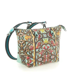 Borsa Donna a Mano con Tracolla GABS G3 PLUS Large in Pelle stampa Inferriata Liberty