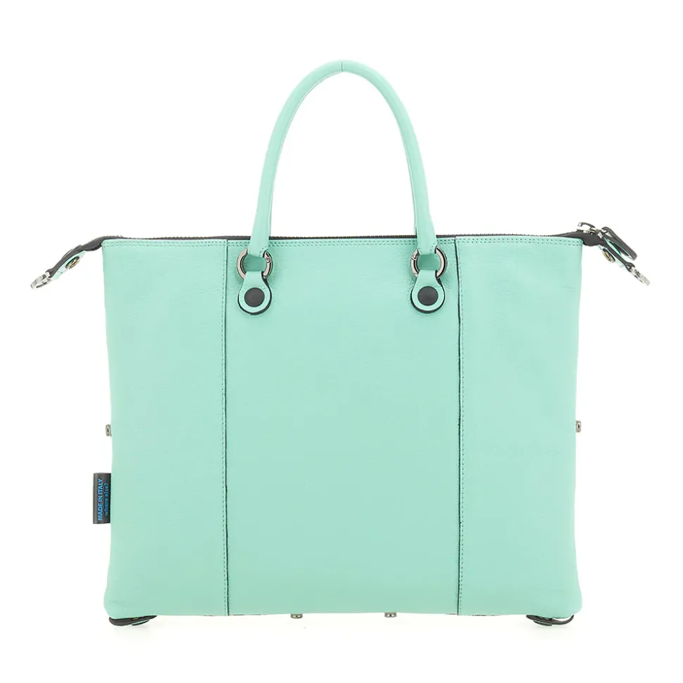 Borsa Donna a Mano con Tracolla GABS G3 PLUS Large in Pelle stampa Inferriata Liberty