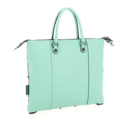 Borsa Donna a Mano con Tracolla GABS G3 PLUS Large in Pelle stampa Inferriata Liberty