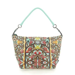 Borsa Donna a Mano con Tracolla GABS G3 PLUS Large in Pelle stampa Inferriata Liberty