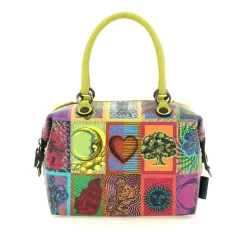 Borsa Donna a Mano con Tracolla GABS G3 PLUS Medium in Pelle stampa Tarocchi