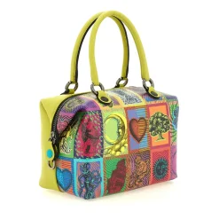 Borsa Donna a Mano con Tracolla GABS G3 PLUS Medium in Pelle stampa Tarocchi