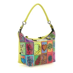 Borsa Donna a Mano con Tracolla GABS G3 PLUS Medium in Pelle stampa Tarocchi