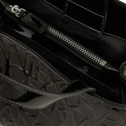 Borsa Donna a Mano Con Tracolla ARMANI EXCHANGE colore Nero Lucido Misura Piccola