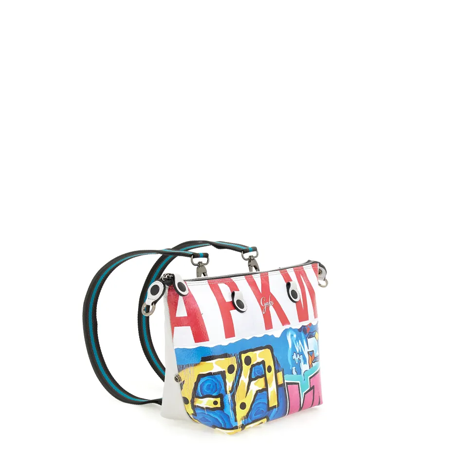 Borsa Donna a Mano con Tracolla GABS G3 PLUS in Pelle stampa Graffiti Media