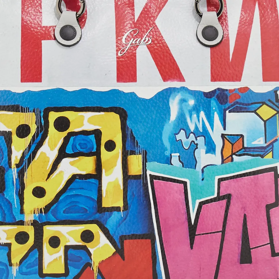 Borsa Donna a Mano con Tracolla GABS G3 PLUS in Pelle stampa Graffiti Media