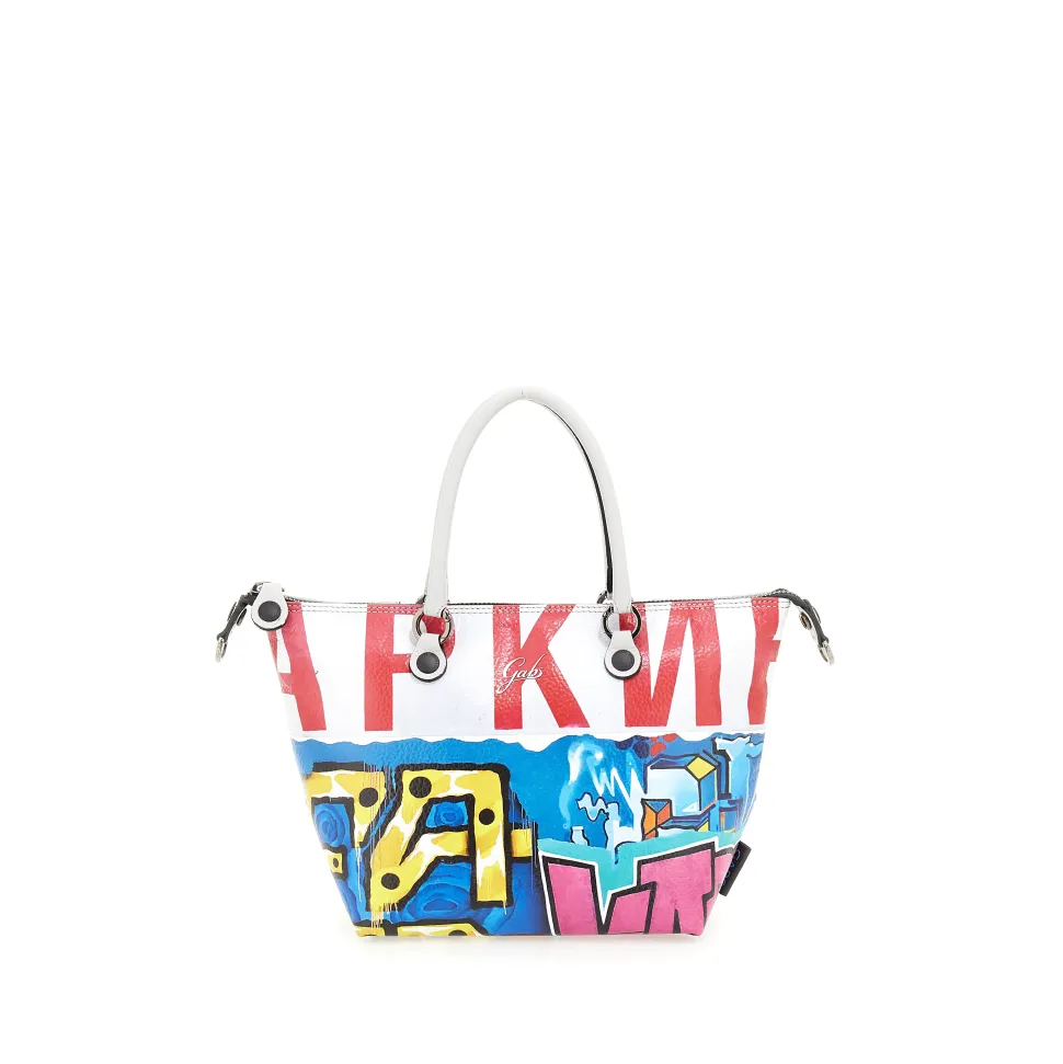 Borsa Donna a Mano con Tracolla GABS G3 PLUS in Pelle stampa Graffiti Media