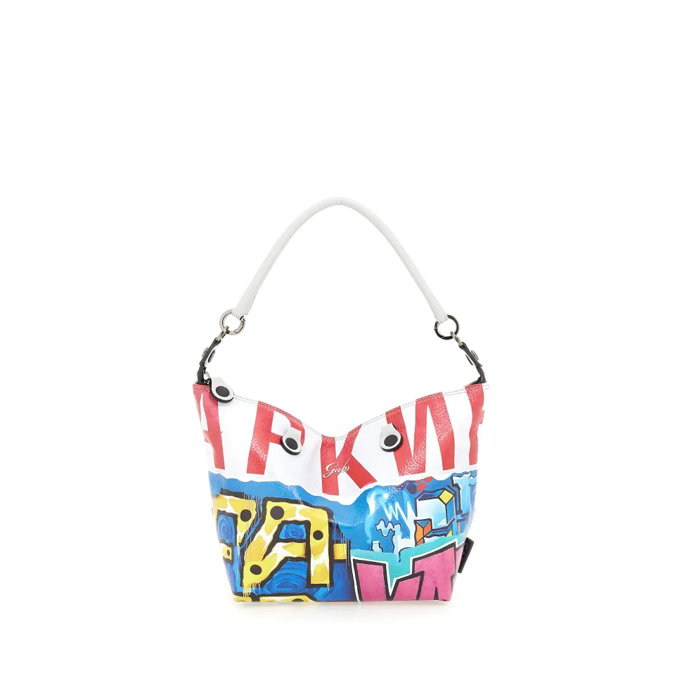 Borsa Donna a Mano con Tracolla GABS G3 PLUS in Pelle stampa Graffiti Media