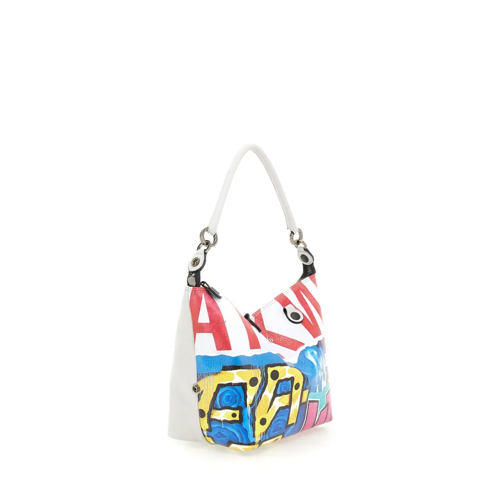 Borsa Donna a Mano con Tracolla GABS G3 PLUS in Pelle stampa Graffiti Media