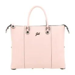 Borsa Donna a Mano con Tracolla GABS G3 PLUS Medium in Pelle Martellata Rosa Camelia