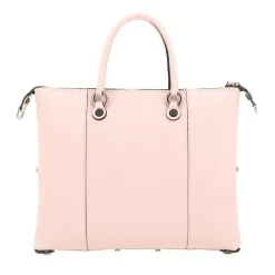 Borsa Donna a Mano con Tracolla GABS G3 PLUS Medium in Pelle Martellata Rosa Camelia
