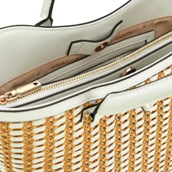 Borsa Donna a Mano GUESS Linea Atalia colore Natural - White