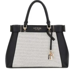 Borsa Donna a Mano GUESS Anadela colore Natural - Black