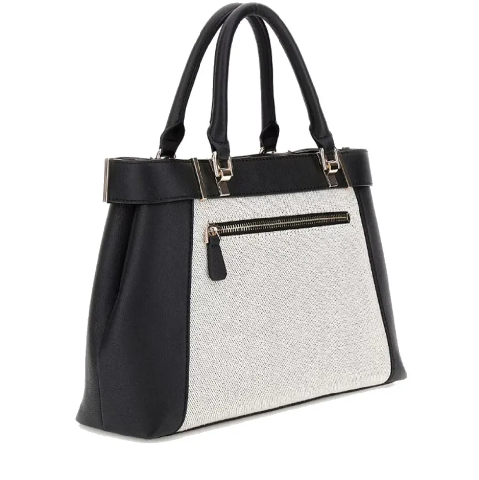 Borsa Donna a Mano GUESS Anadela colore Natural - Black