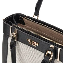 Borsa Donna a Mano GUESS Anadela colore Natural - Black