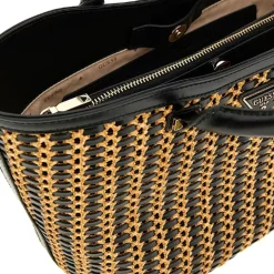 Borsa Donna a Mano GUESS Linea Atalia colore Natural - Black