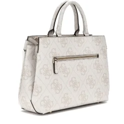 Borsa Donna a Mano GUESS Linea Lorelei colore Bone Logo