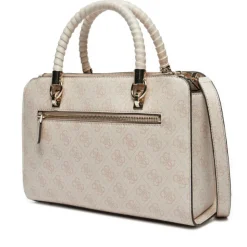 Borsa Donna a Mano GUESS Linea Orlina colore Sand Logo Misura Grande