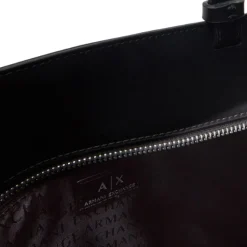 Borsa Donna a Mano Intrecciata ARMANI EXCHANGE colore Ner Misura Grande