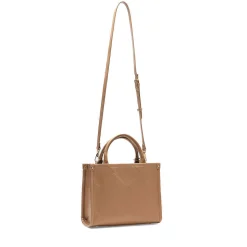 Borsa Donna a Mano LIU JO Better con Motivo a Rombi color Cammello