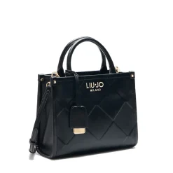 Borsa Donna a Mano LIU JO Better con Motivo a Rombi colore Nero