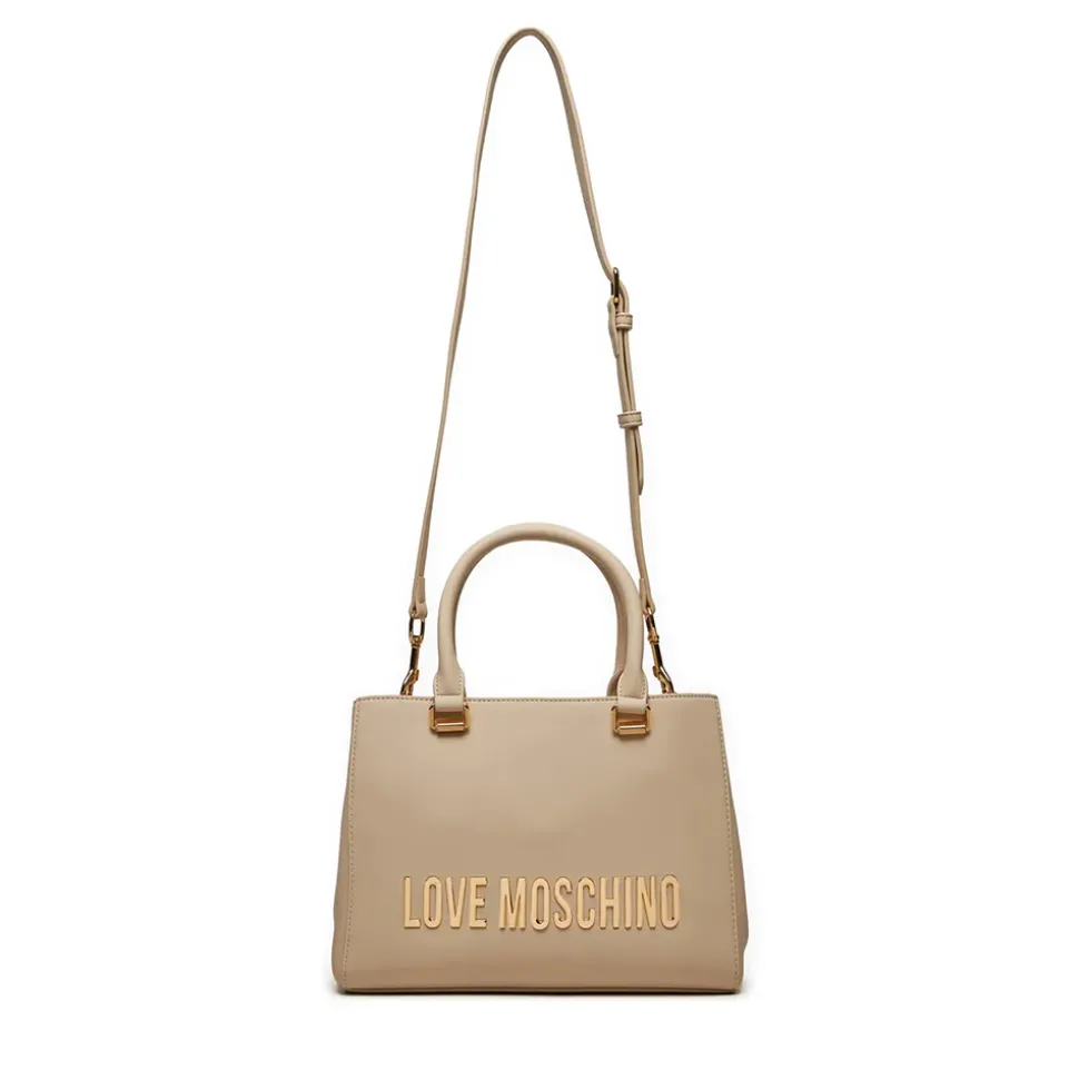 Borsa Donna a Mano LOVE MOSCHINO linea Bold Bag Avorio