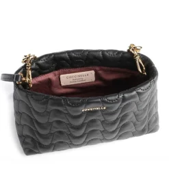 Borsa Donna a Mano Mini COCCINELLE in Pelle Matelassè Linea Ophelie Colore Nero